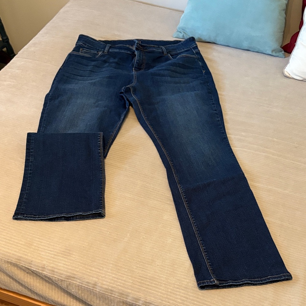 Kut from the Kloth Women's Straight Leg Jeans - Dark Blue Wash